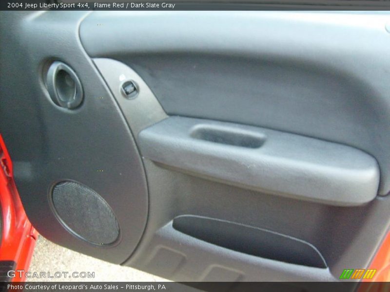 Flame Red / Dark Slate Gray 2004 Jeep Liberty Sport 4x4