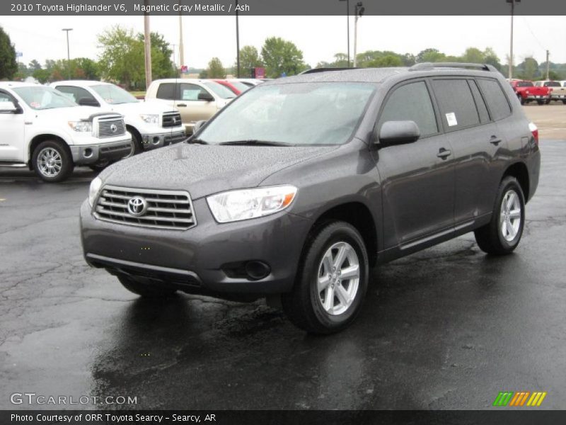 Magnetic Gray Metallic / Ash 2010 Toyota Highlander V6