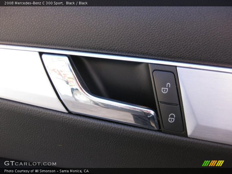 Black / Black 2008 Mercedes-Benz C 300 Sport