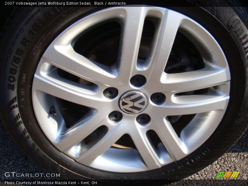 Black / Anthracite 2007 Volkswagen Jetta Wolfsburg Edition Sedan