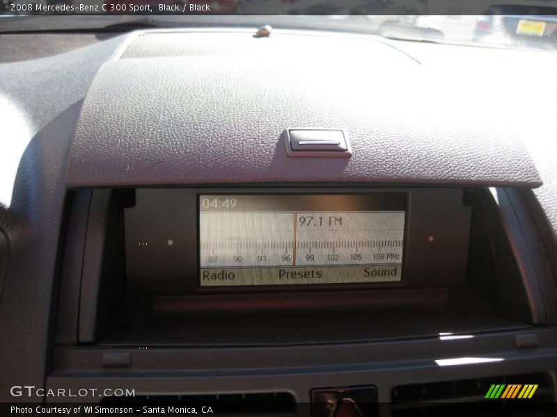 Black / Black 2008 Mercedes-Benz C 300 Sport