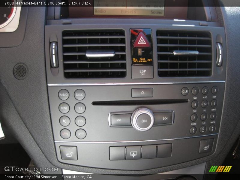 Black / Black 2008 Mercedes-Benz C 300 Sport