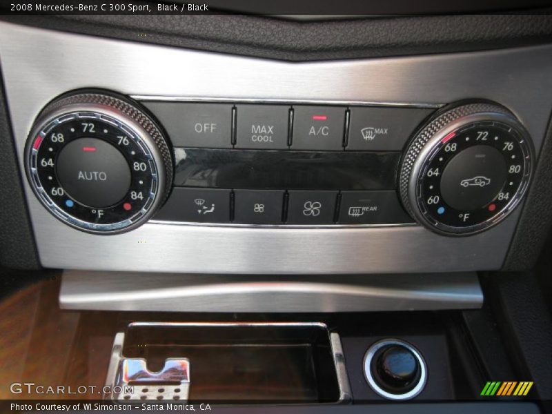 Black / Black 2008 Mercedes-Benz C 300 Sport