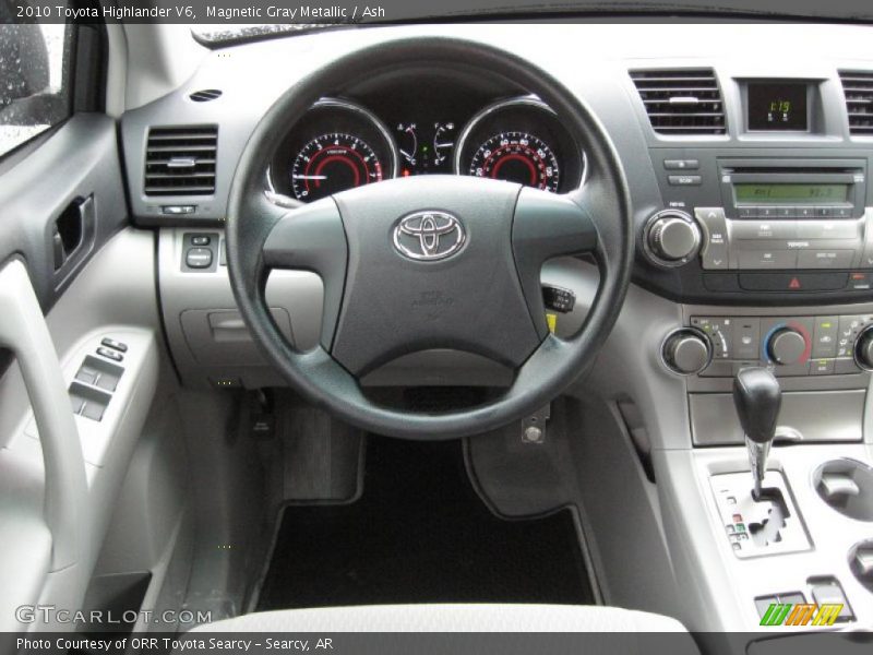 Magnetic Gray Metallic / Ash 2010 Toyota Highlander V6