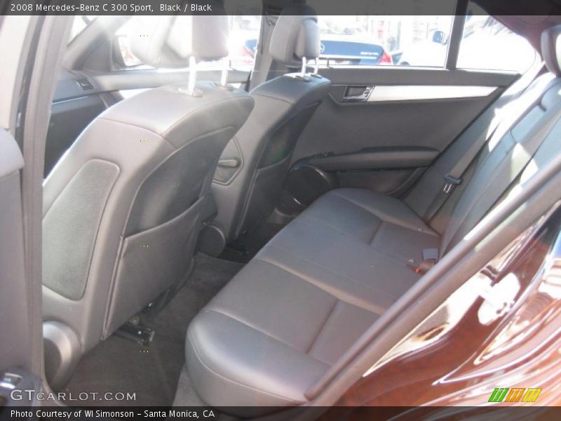 Black / Black 2008 Mercedes-Benz C 300 Sport