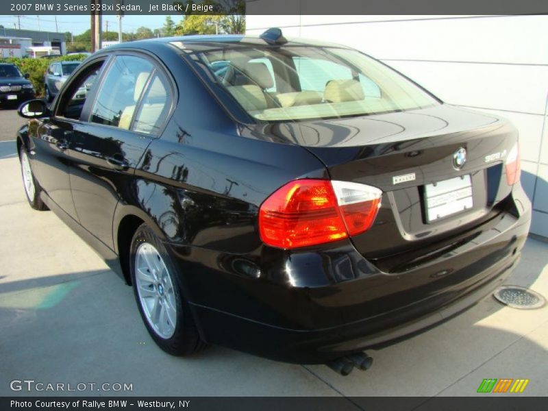 Jet Black / Beige 2007 BMW 3 Series 328xi Sedan