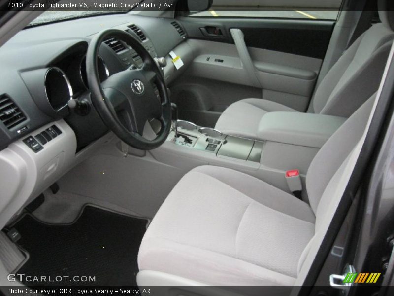 Magnetic Gray Metallic / Ash 2010 Toyota Highlander V6