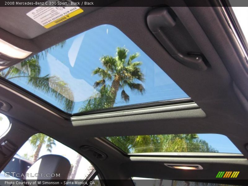 Black / Black 2008 Mercedes-Benz C 300 Sport