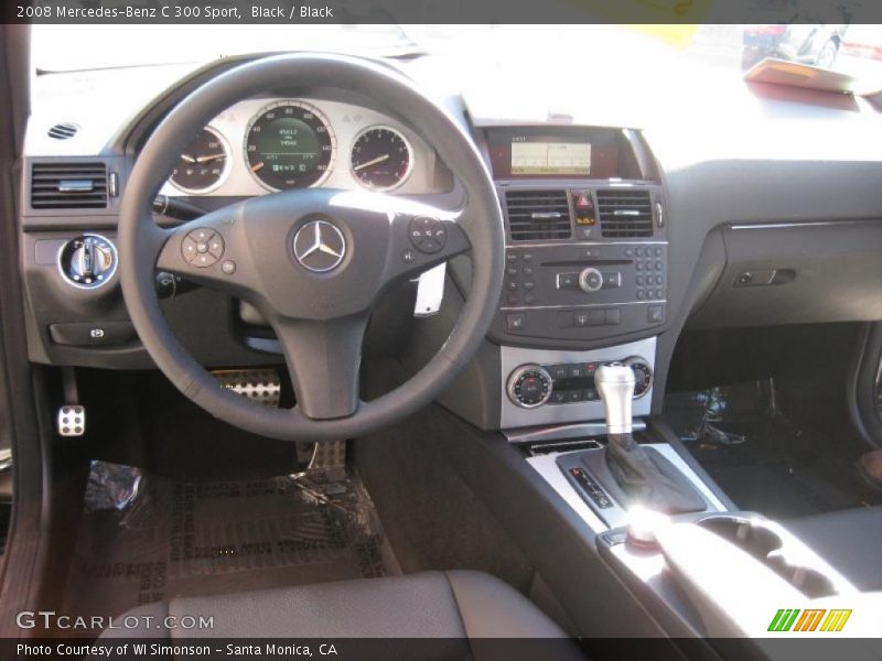 Black / Black 2008 Mercedes-Benz C 300 Sport