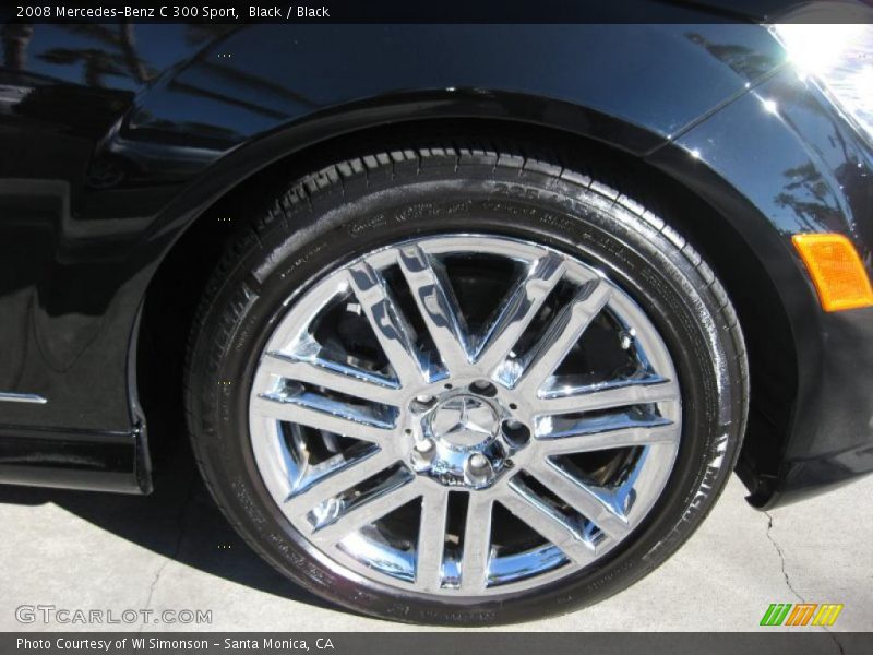 Black / Black 2008 Mercedes-Benz C 300 Sport