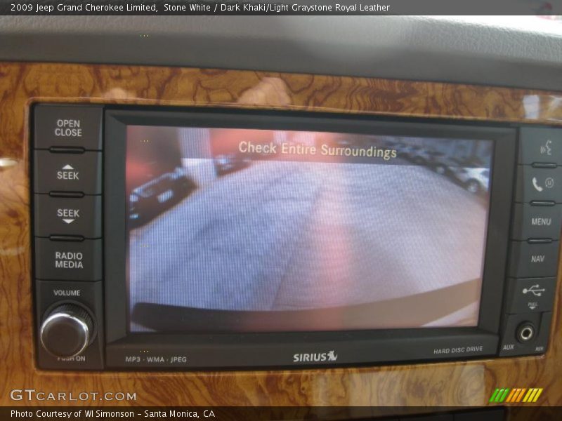 Stone White / Dark Khaki/Light Graystone Royal Leather 2009 Jeep Grand Cherokee Limited