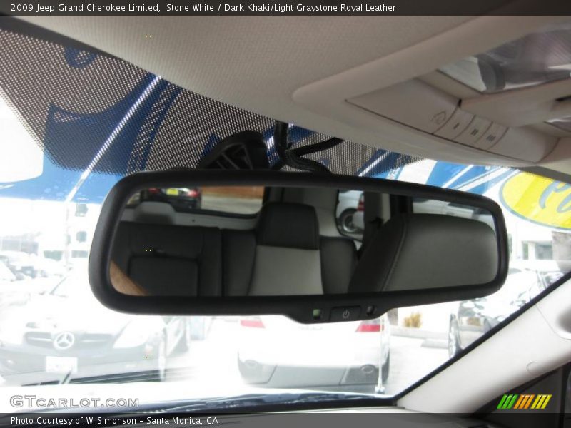 Stone White / Dark Khaki/Light Graystone Royal Leather 2009 Jeep Grand Cherokee Limited