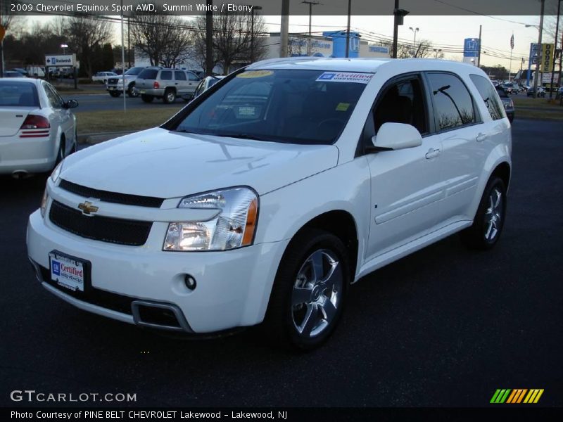 Summit White / Ebony 2009 Chevrolet Equinox Sport AWD