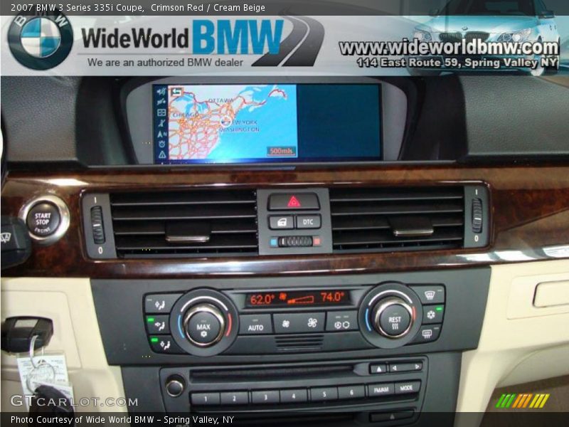 Crimson Red / Cream Beige 2007 BMW 3 Series 335i Coupe