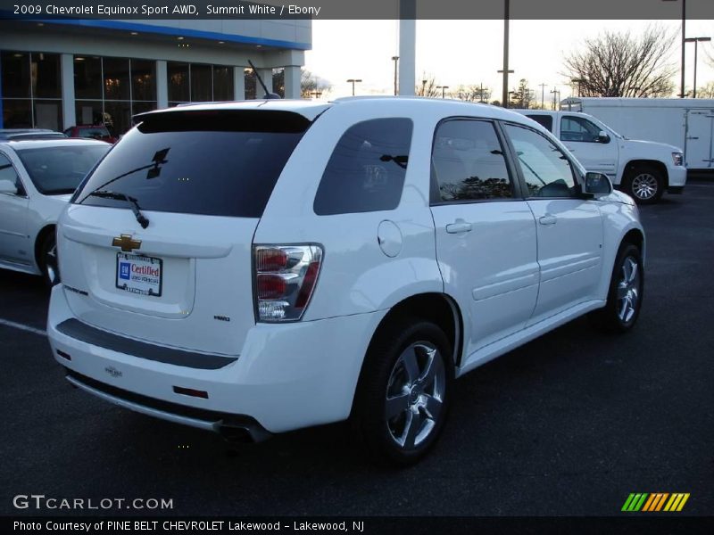 Summit White / Ebony 2009 Chevrolet Equinox Sport AWD