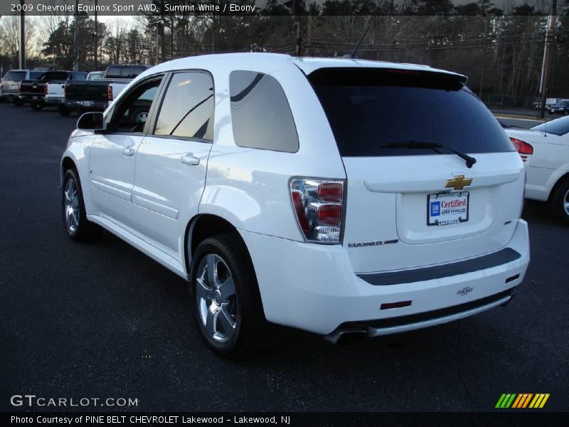 Summit White / Ebony 2009 Chevrolet Equinox Sport AWD