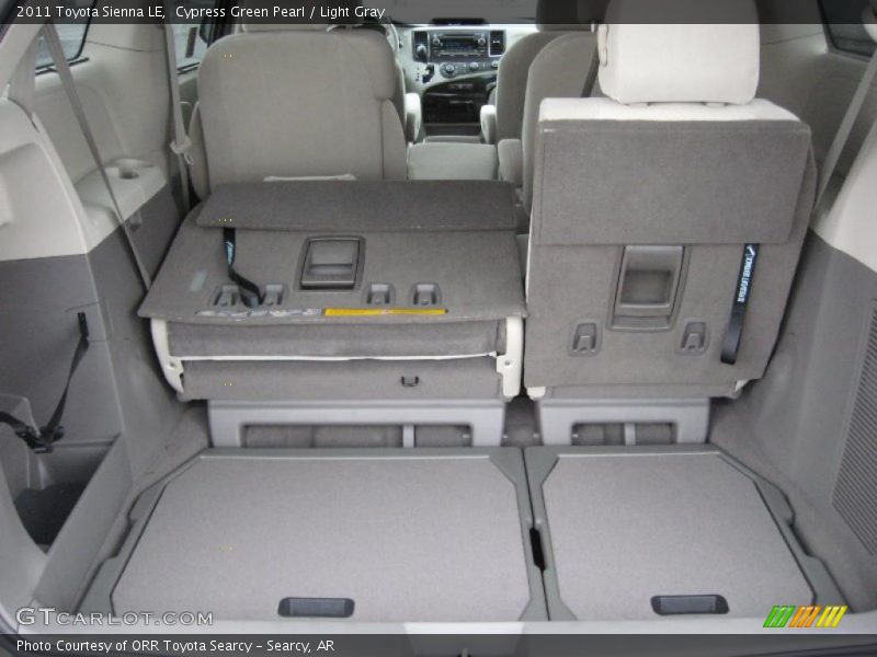 Cypress Green Pearl / Light Gray 2011 Toyota Sienna LE