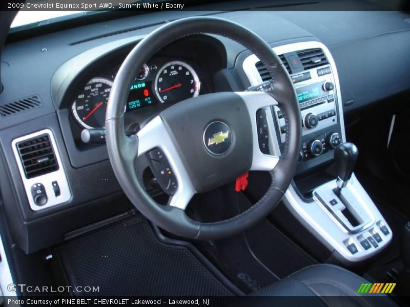 Summit White / Ebony 2009 Chevrolet Equinox Sport AWD