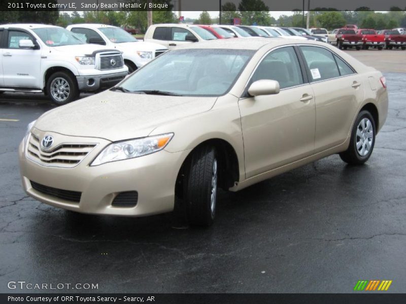 Sandy Beach Metallic / Bisque 2011 Toyota Camry LE