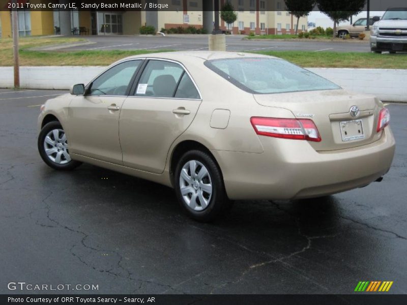 Sandy Beach Metallic / Bisque 2011 Toyota Camry LE