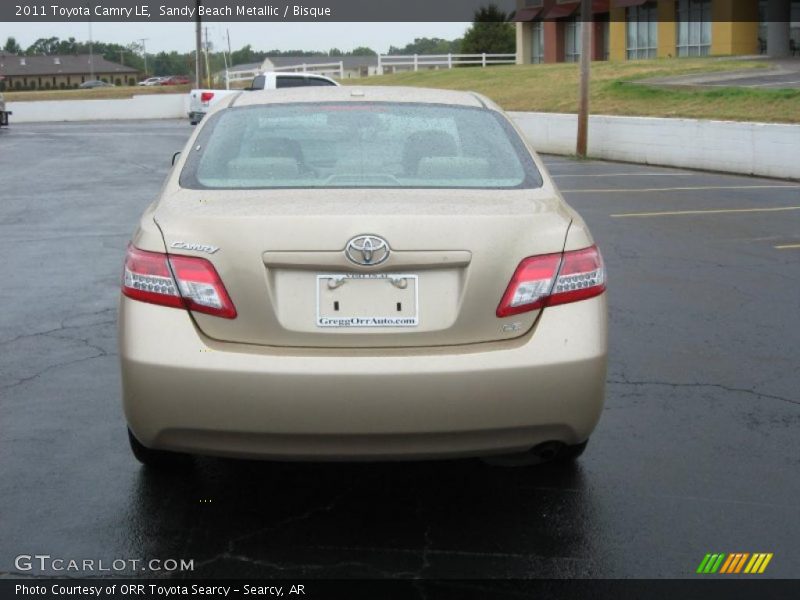 Sandy Beach Metallic / Bisque 2011 Toyota Camry LE