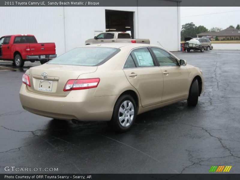 Sandy Beach Metallic / Bisque 2011 Toyota Camry LE