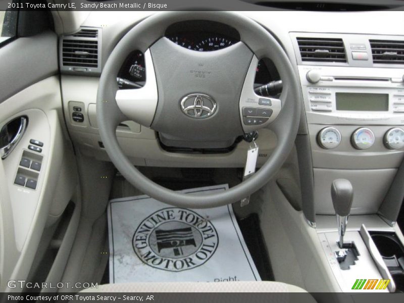 Sandy Beach Metallic / Bisque 2011 Toyota Camry LE