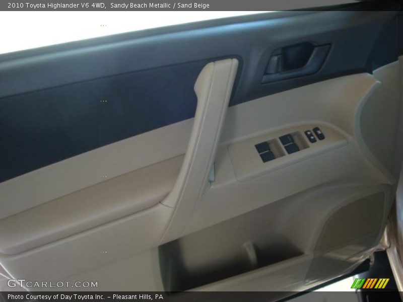 Sandy Beach Metallic / Sand Beige 2010 Toyota Highlander V6 4WD