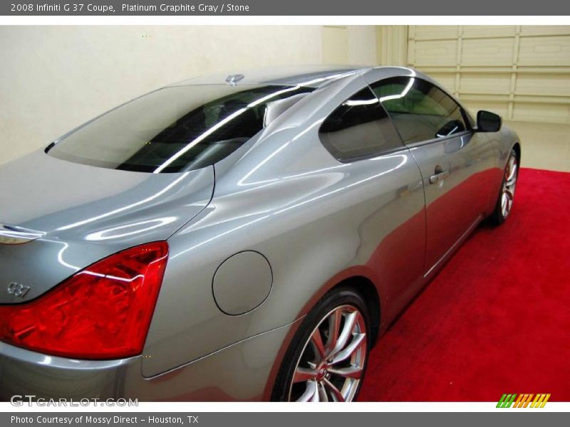 Platinum Graphite Gray / Stone 2008 Infiniti G 37 Coupe