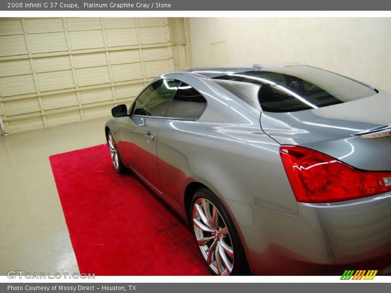 Platinum Graphite Gray / Stone 2008 Infiniti G 37 Coupe