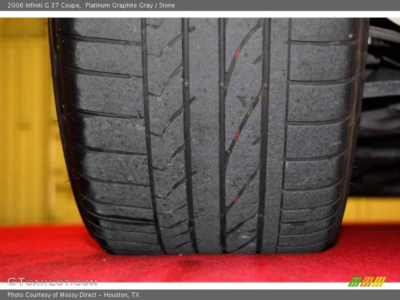 Platinum Graphite Gray / Stone 2008 Infiniti G 37 Coupe