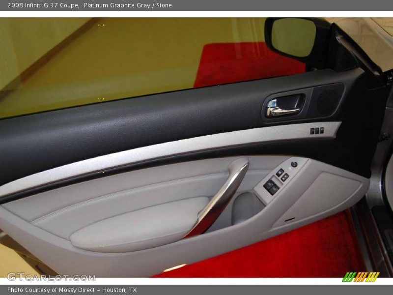 Platinum Graphite Gray / Stone 2008 Infiniti G 37 Coupe
