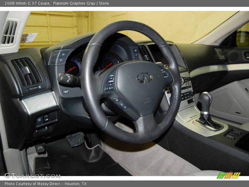 Platinum Graphite Gray / Stone 2008 Infiniti G 37 Coupe
