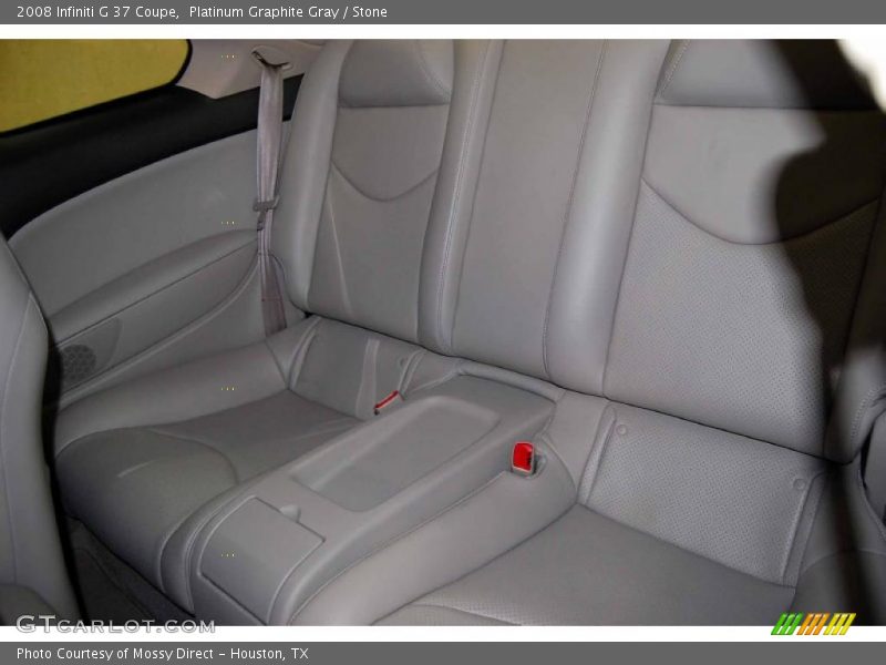 Platinum Graphite Gray / Stone 2008 Infiniti G 37 Coupe