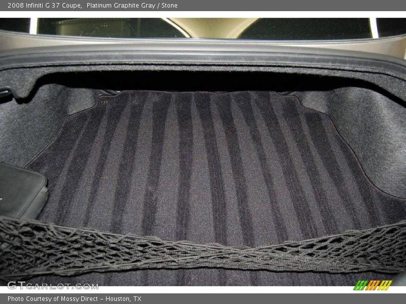 Platinum Graphite Gray / Stone 2008 Infiniti G 37 Coupe