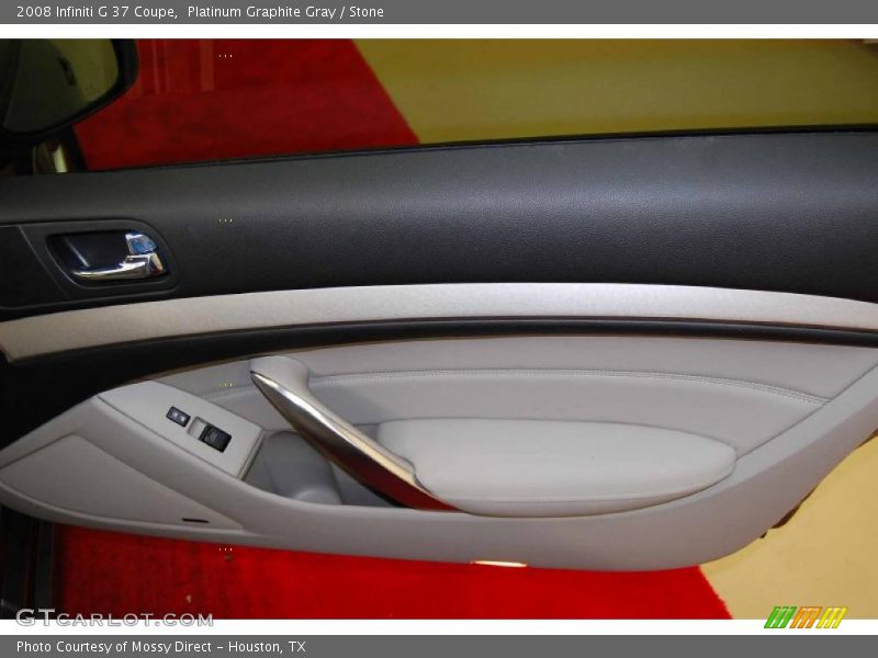 Platinum Graphite Gray / Stone 2008 Infiniti G 37 Coupe