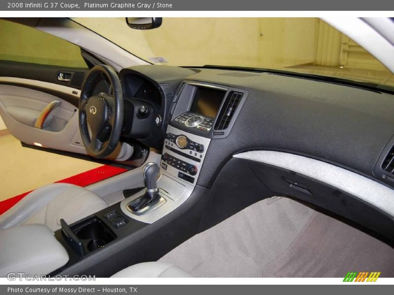 Platinum Graphite Gray / Stone 2008 Infiniti G 37 Coupe