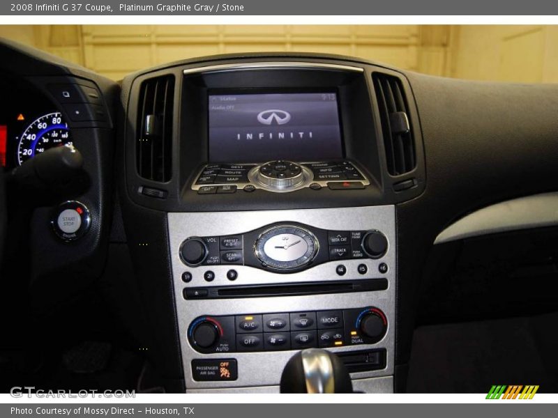 Platinum Graphite Gray / Stone 2008 Infiniti G 37 Coupe