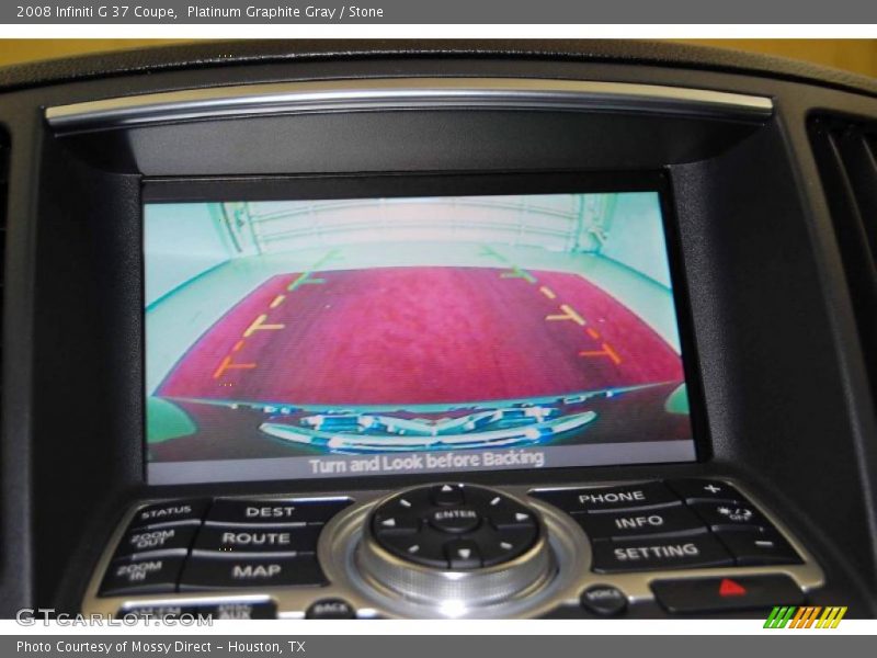 Platinum Graphite Gray / Stone 2008 Infiniti G 37 Coupe