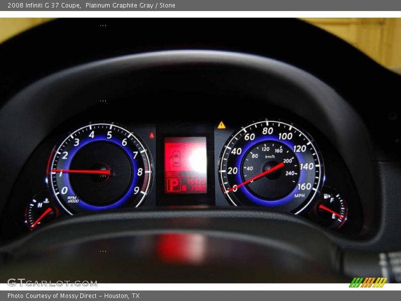 Platinum Graphite Gray / Stone 2008 Infiniti G 37 Coupe