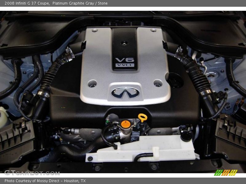 Platinum Graphite Gray / Stone 2008 Infiniti G 37 Coupe