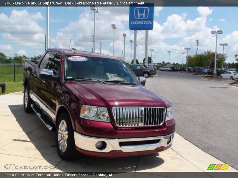 Dark Toreador Red Metallic / Light Parchment 2006 Lincoln Mark LT SuperCrew