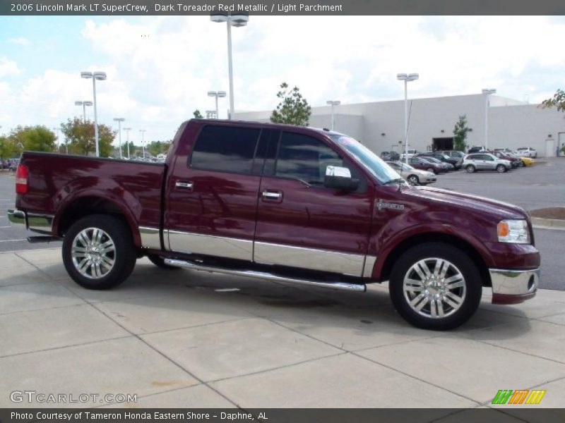 Dark Toreador Red Metallic / Light Parchment 2006 Lincoln Mark LT SuperCrew