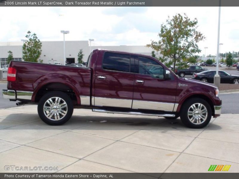 Dark Toreador Red Metallic / Light Parchment 2006 Lincoln Mark LT SuperCrew