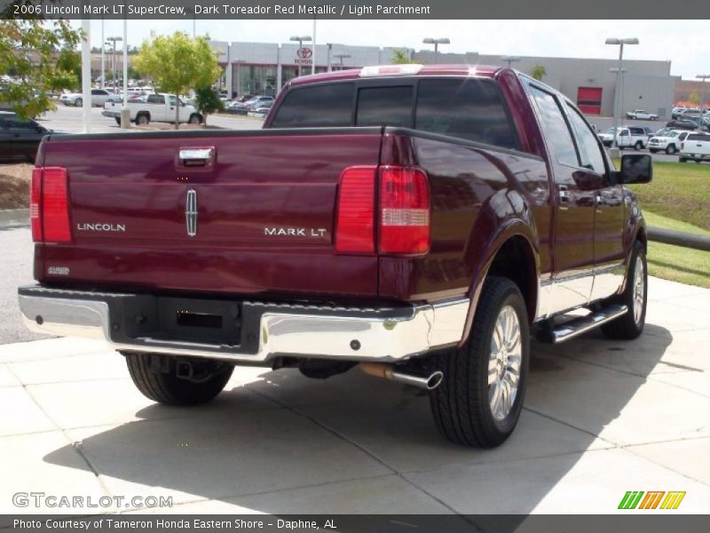 Dark Toreador Red Metallic / Light Parchment 2006 Lincoln Mark LT SuperCrew