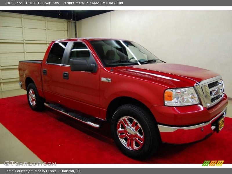 Redfire Metallic / Medium/Dark Flint 2008 Ford F150 XLT SuperCrew