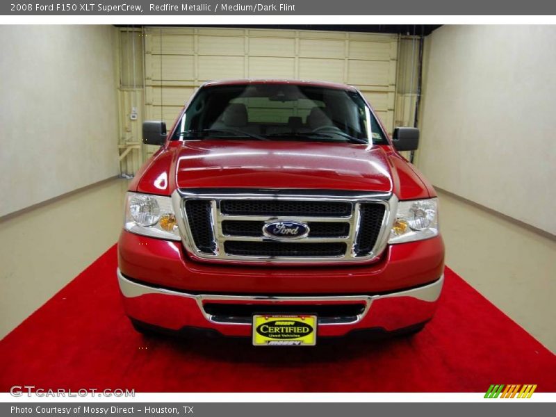 Redfire Metallic / Medium/Dark Flint 2008 Ford F150 XLT SuperCrew