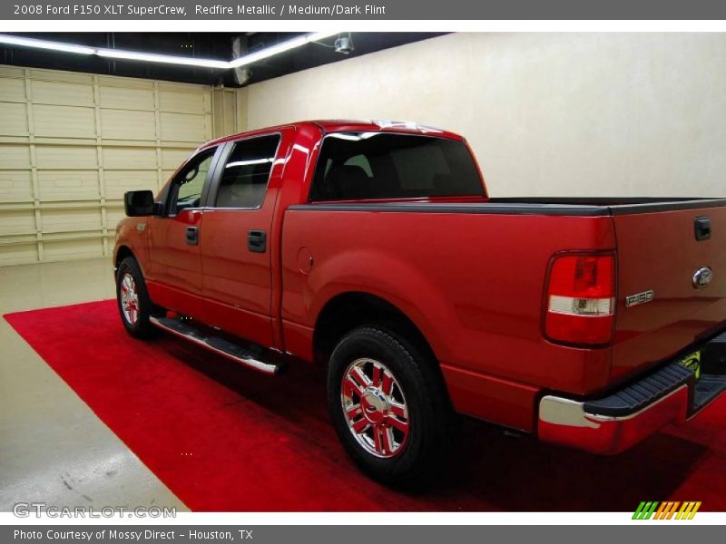 Redfire Metallic / Medium/Dark Flint 2008 Ford F150 XLT SuperCrew