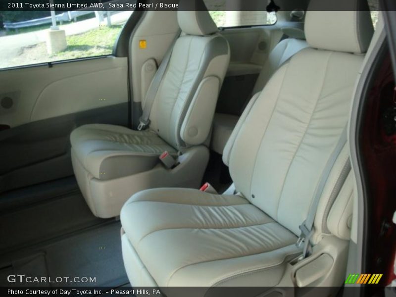 Salsa Red Pearl / Bisque 2011 Toyota Sienna Limited AWD