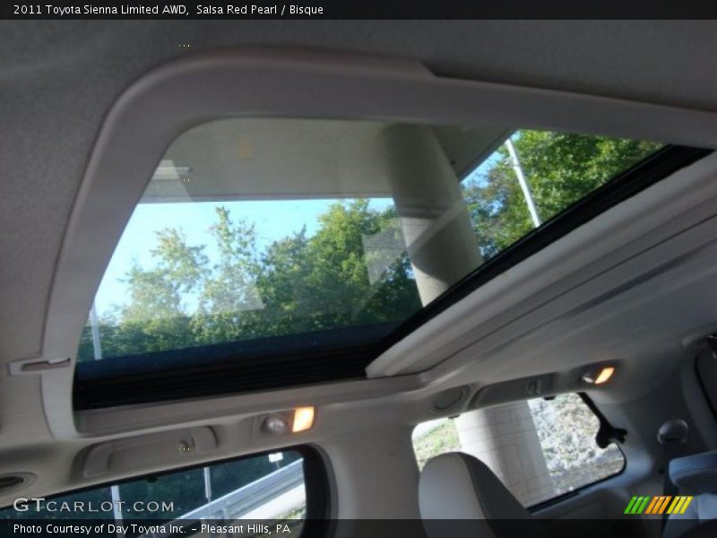 Salsa Red Pearl / Bisque 2011 Toyota Sienna Limited AWD